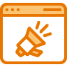 AI marketing automation icon